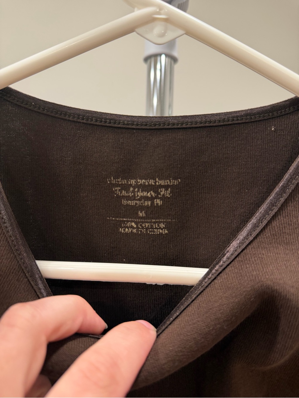 Madewell Brown Sleeveless Tank Top - Picture 3 of 3